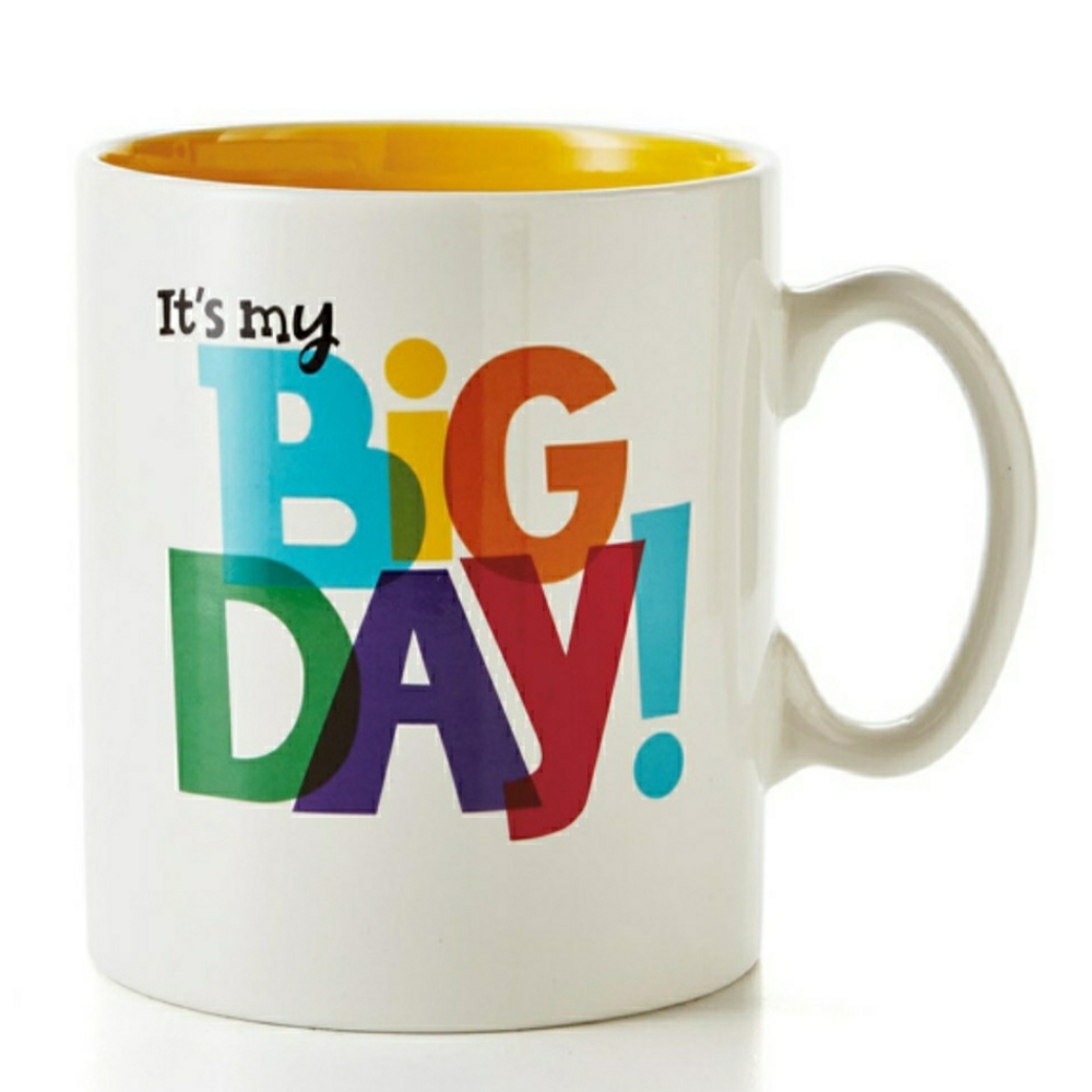 Hallmark It's My Big Day! Oversized Ceramic Mug